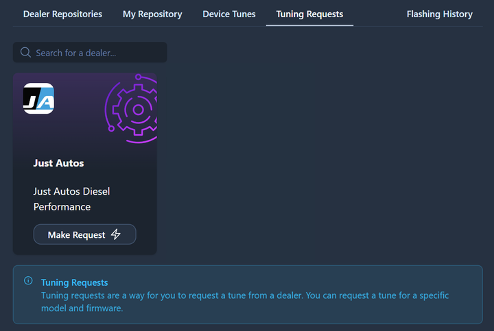 EasyTune App Tuning Requests